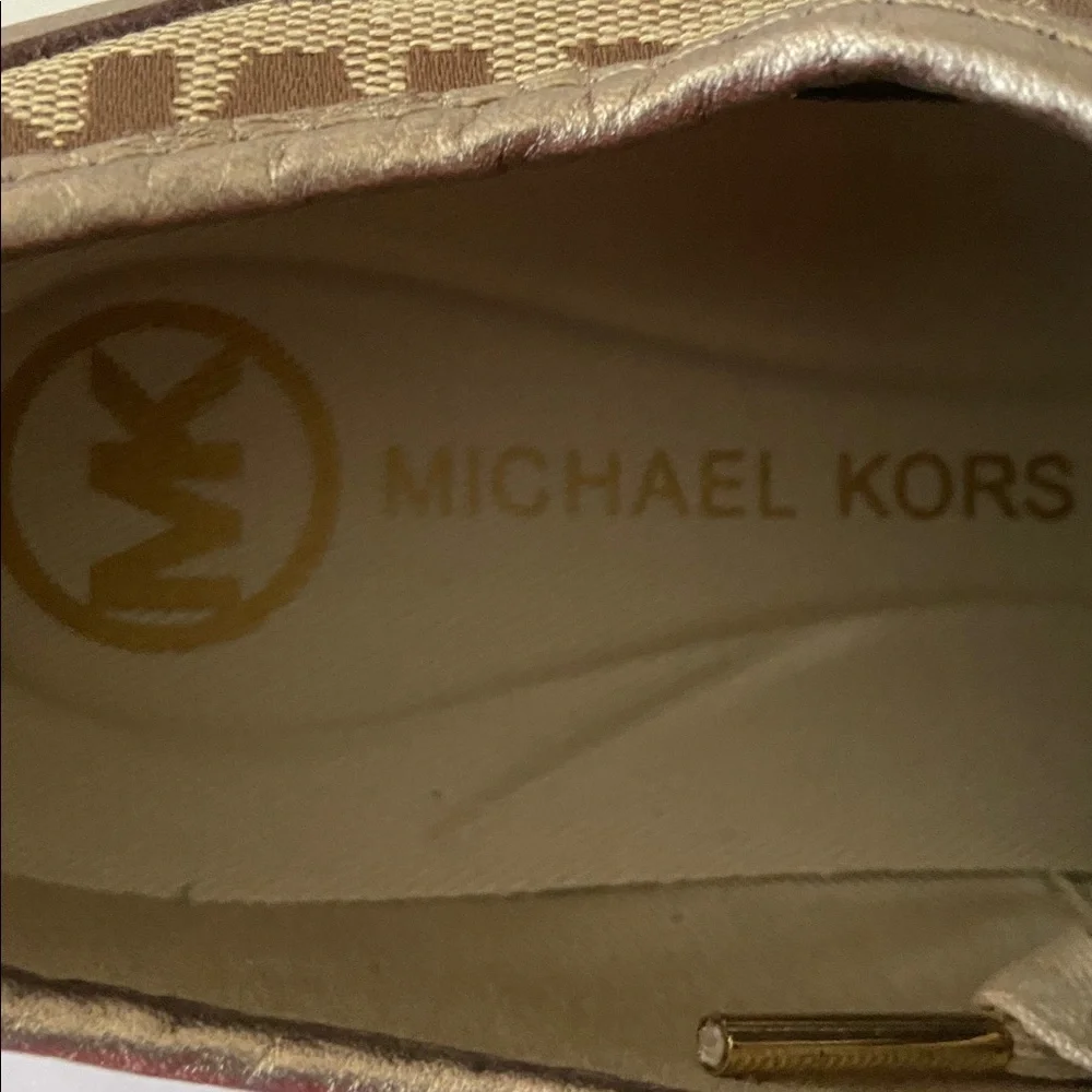 Michael Kors MK City Sneaker Monogram Jacquard Size 8.5 - Picture 7 of 11